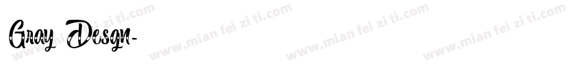 Gray Desgn字体转换